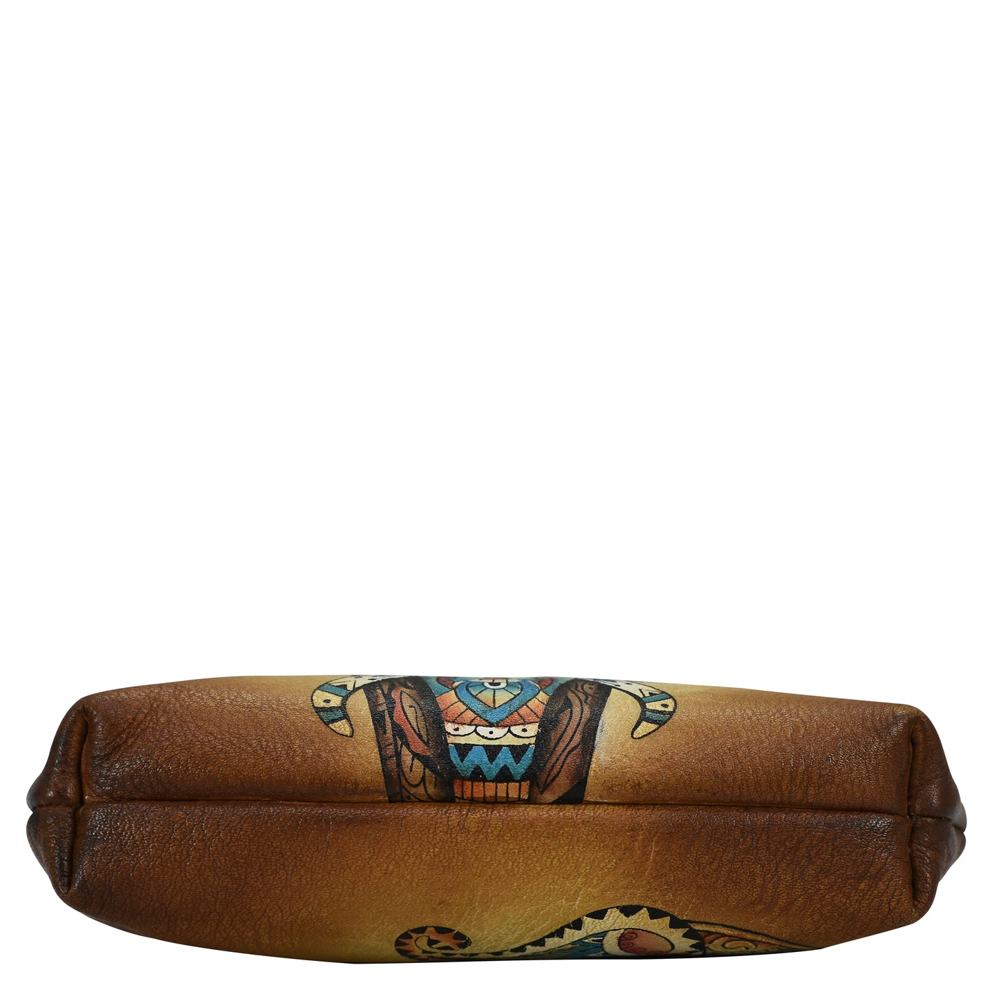 HAND-PAINTED LEATHER WALLET