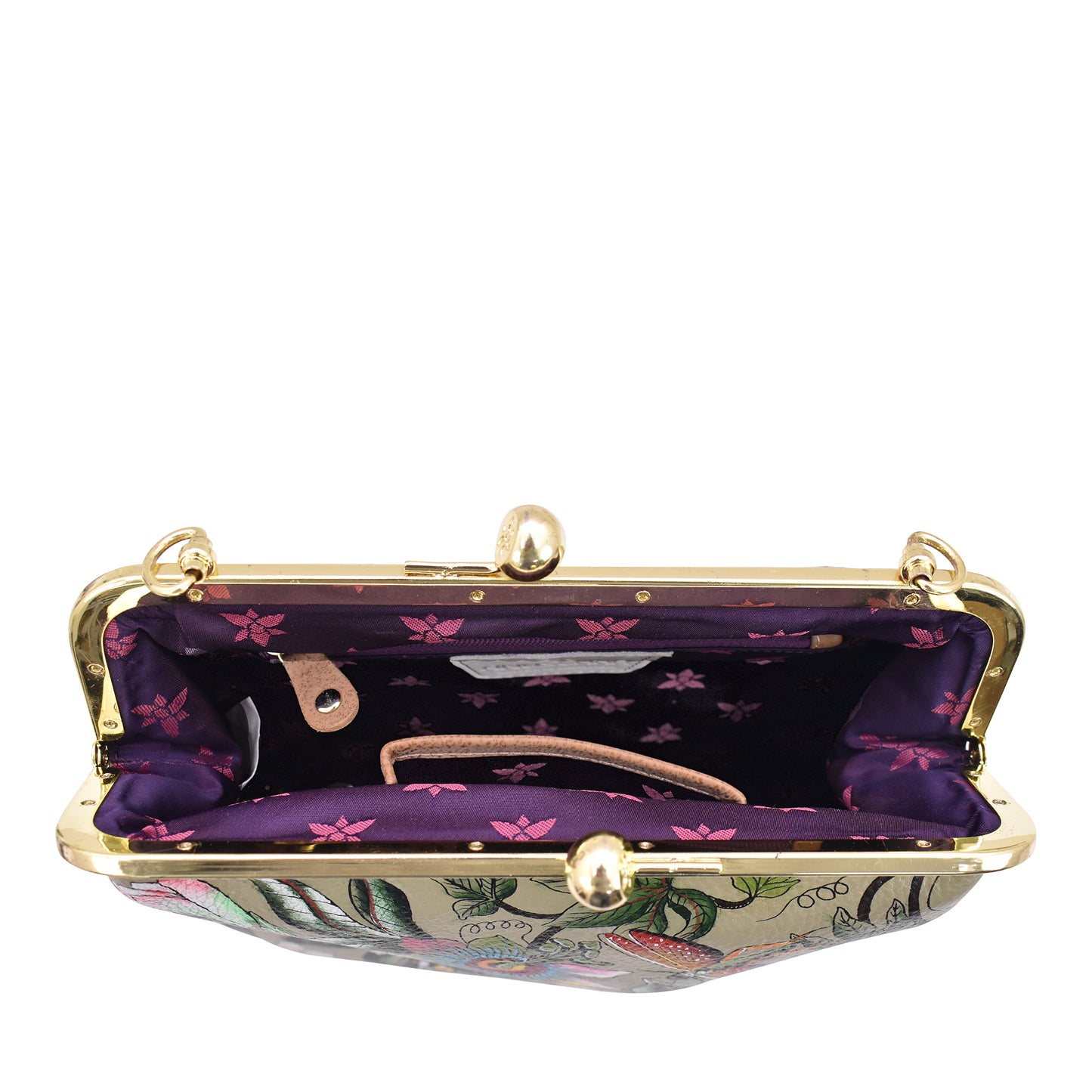 HAND-PAINTED LEATHER BAG