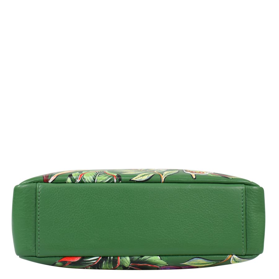 DANCING LEAVES HANDPAINTED LEATHER BAGS