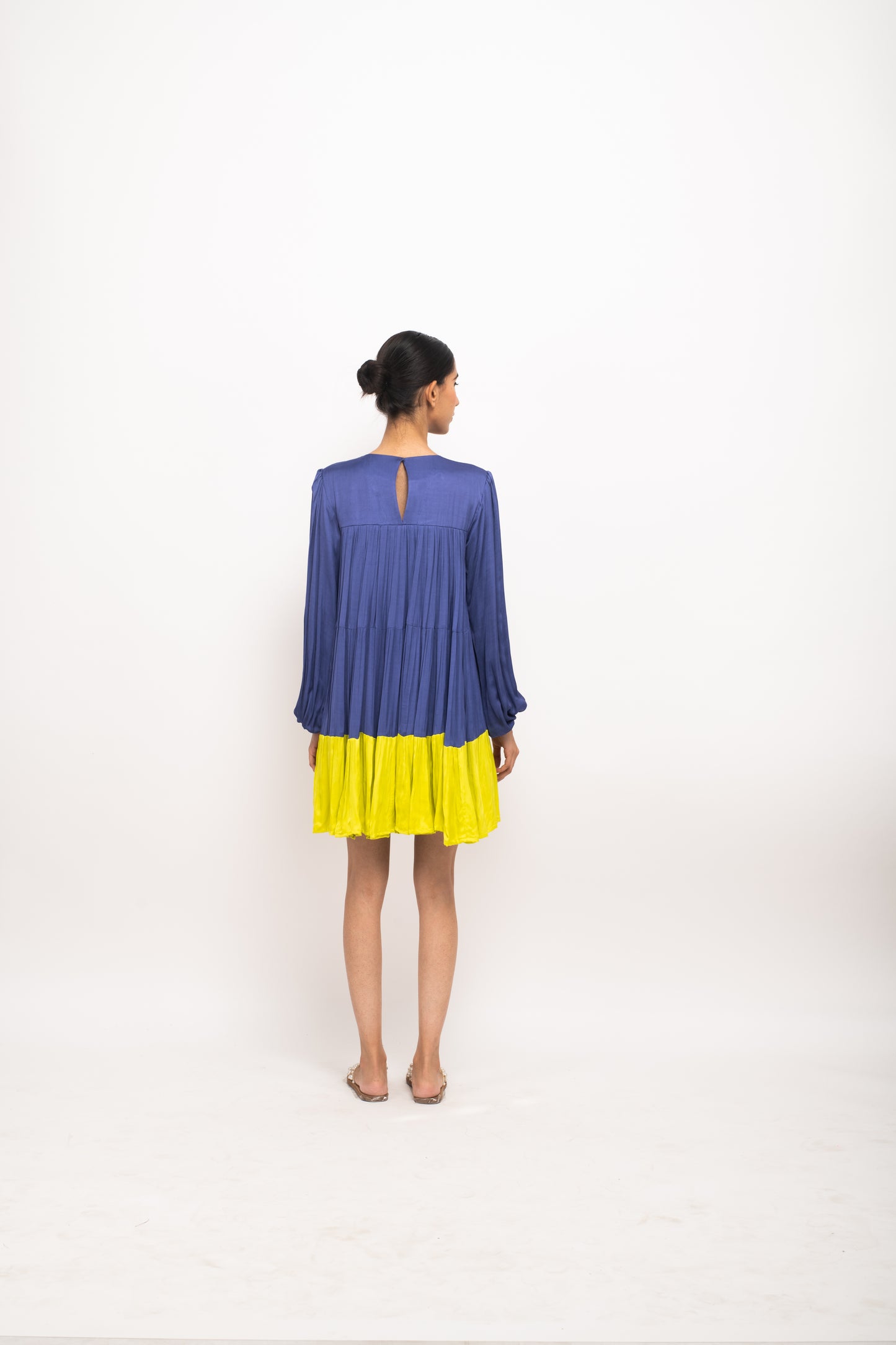 The Azure Breeze Tiered Dress