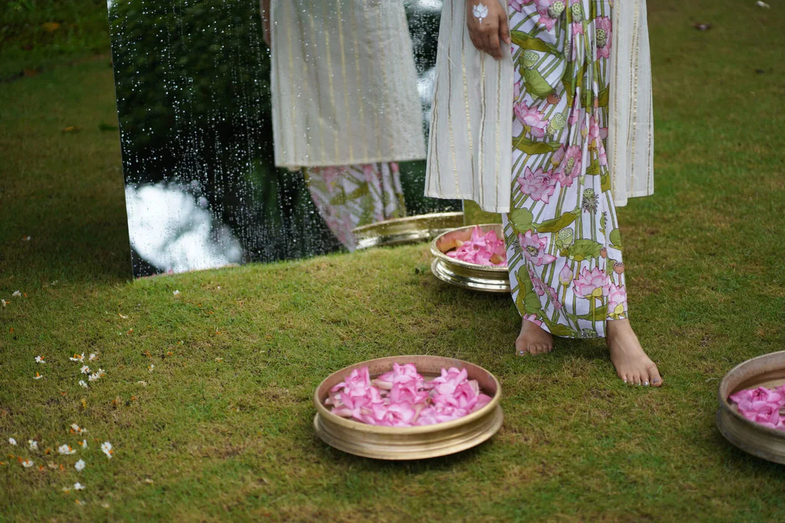 Bhavana Onam Kamalam Coord Set