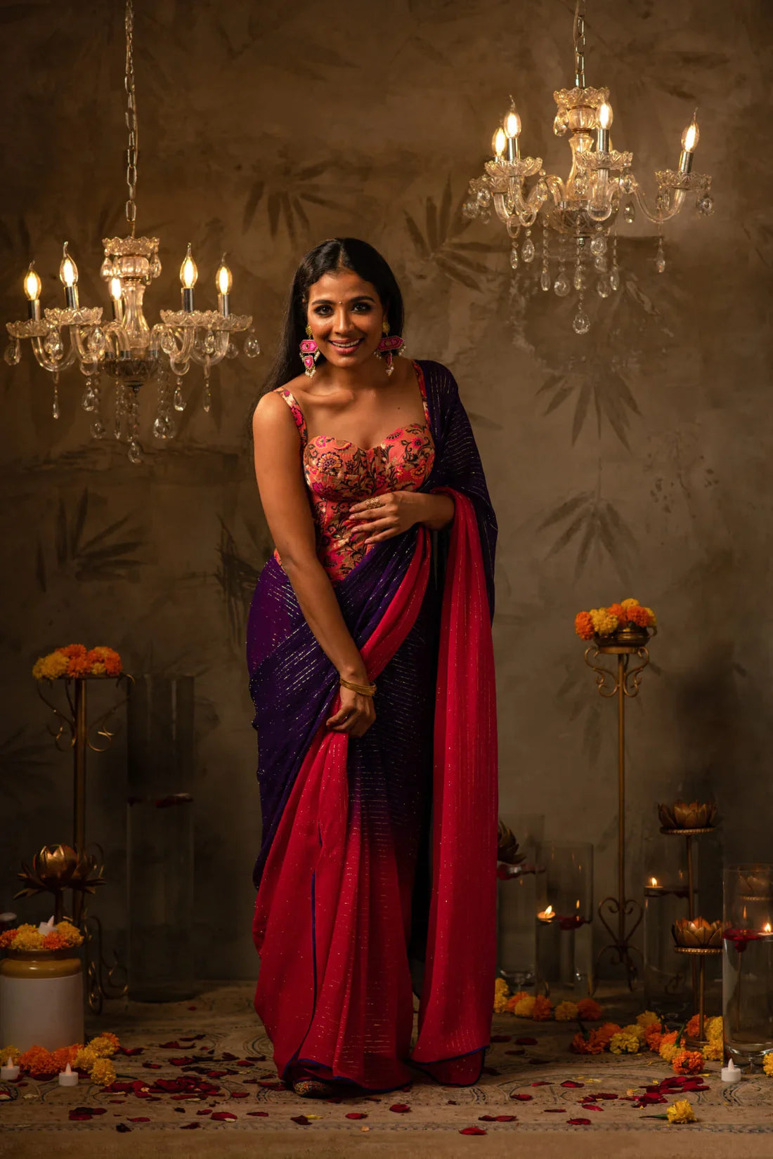 Sruthi Shaded Saree