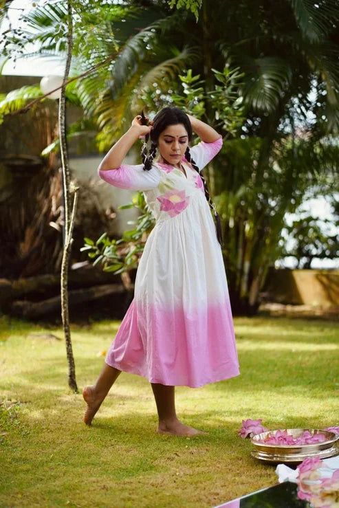 Aneesha Shaded Alia Onam Dress