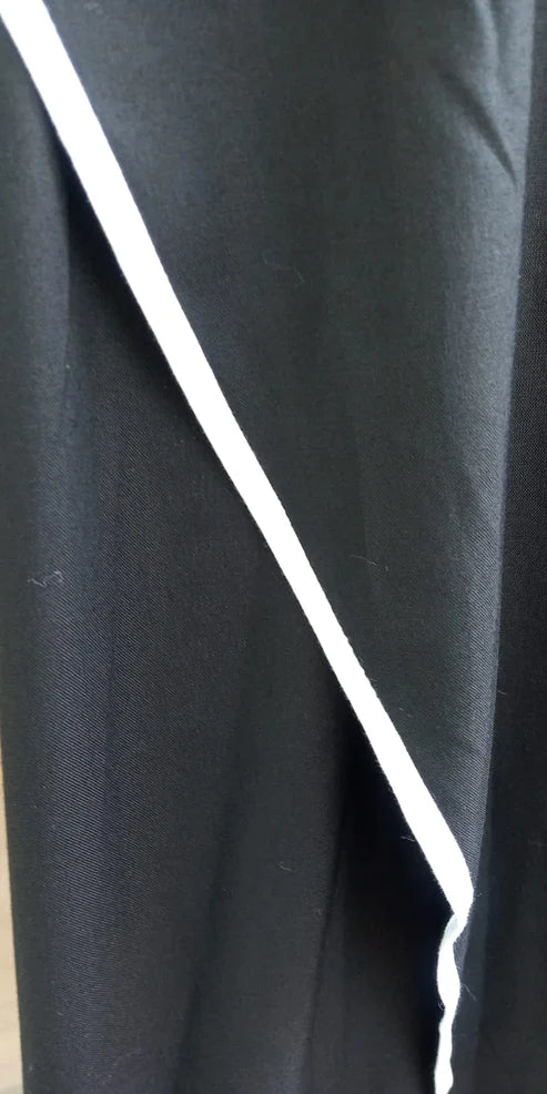 Mia Black Asymmetric Wrap Dress