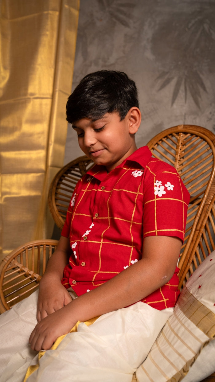 Chembarathi Shirt for Boys | Mathangi Collection