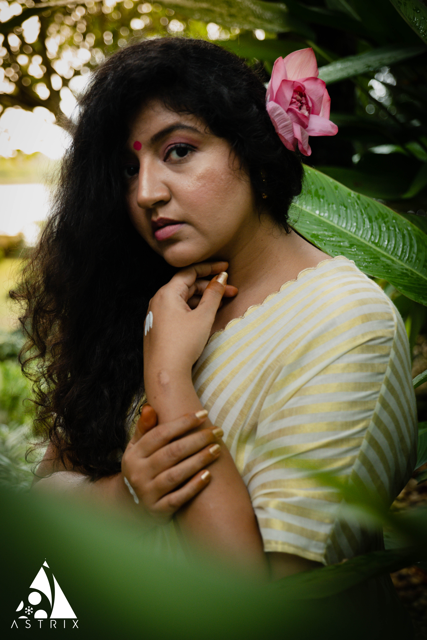 Shanti Hand Painted Onam Kaftan