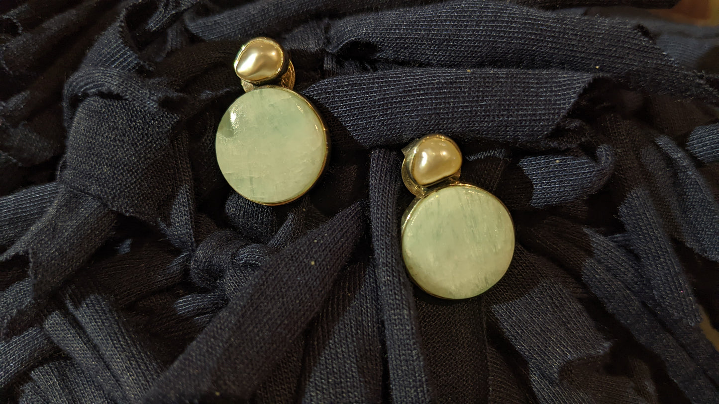 Sterling Silver Pearl Earring