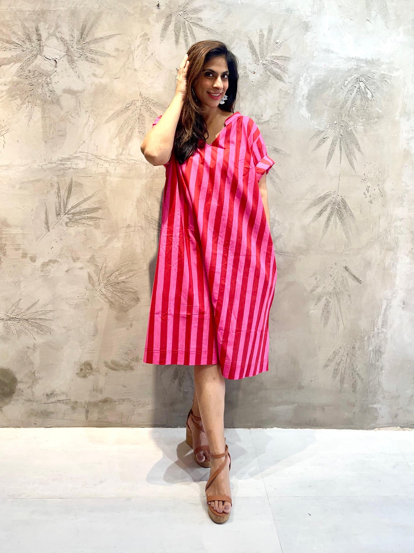 Stripes Maxi Dress