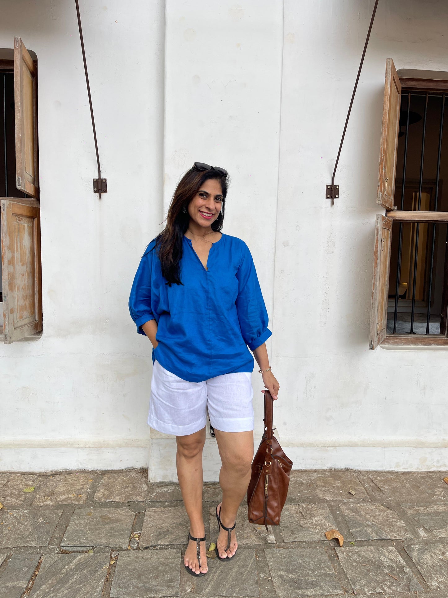 ELECTRIC BLUE TOP