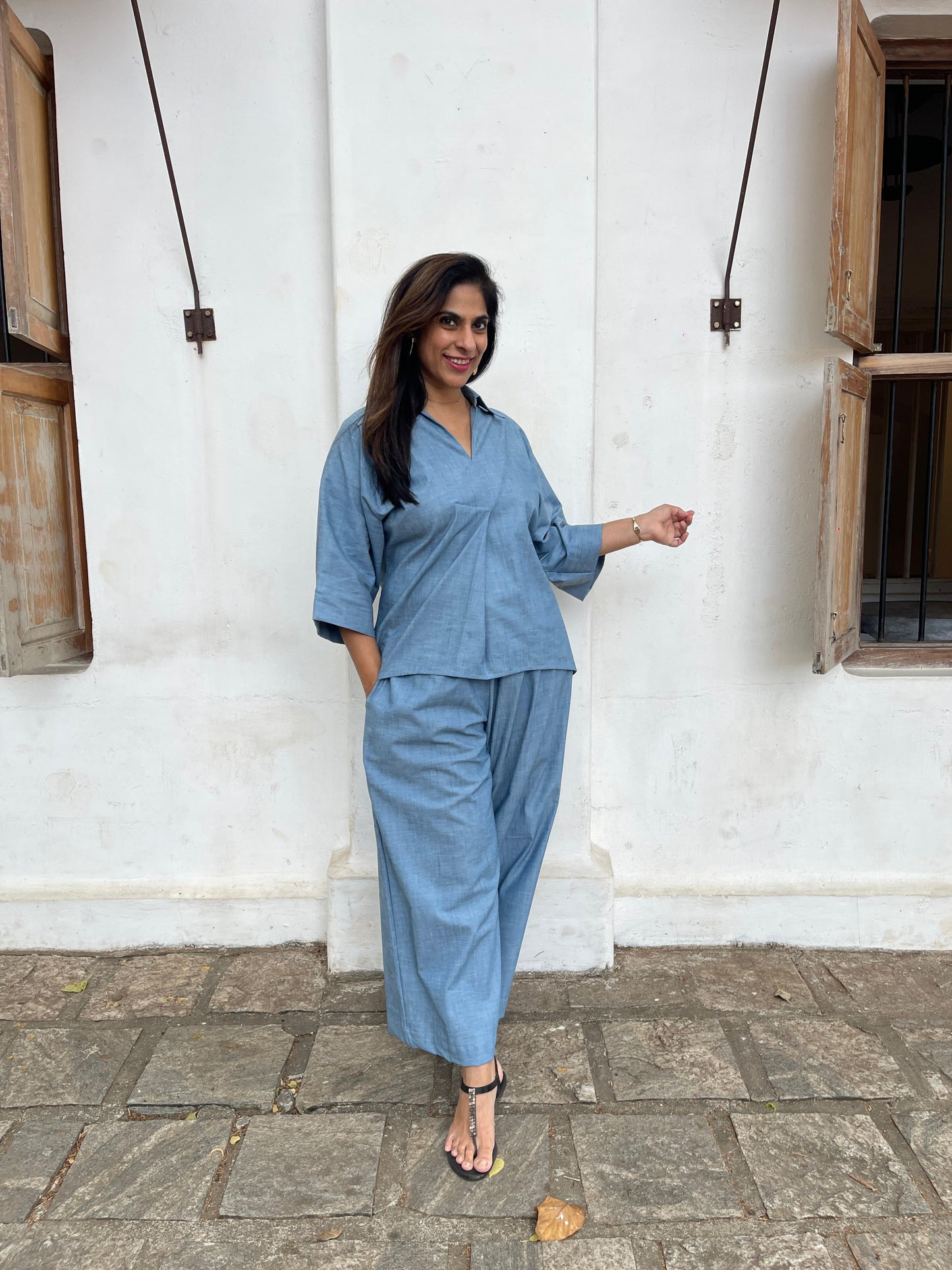 CHAMBRE DENIM CO-ORD SET