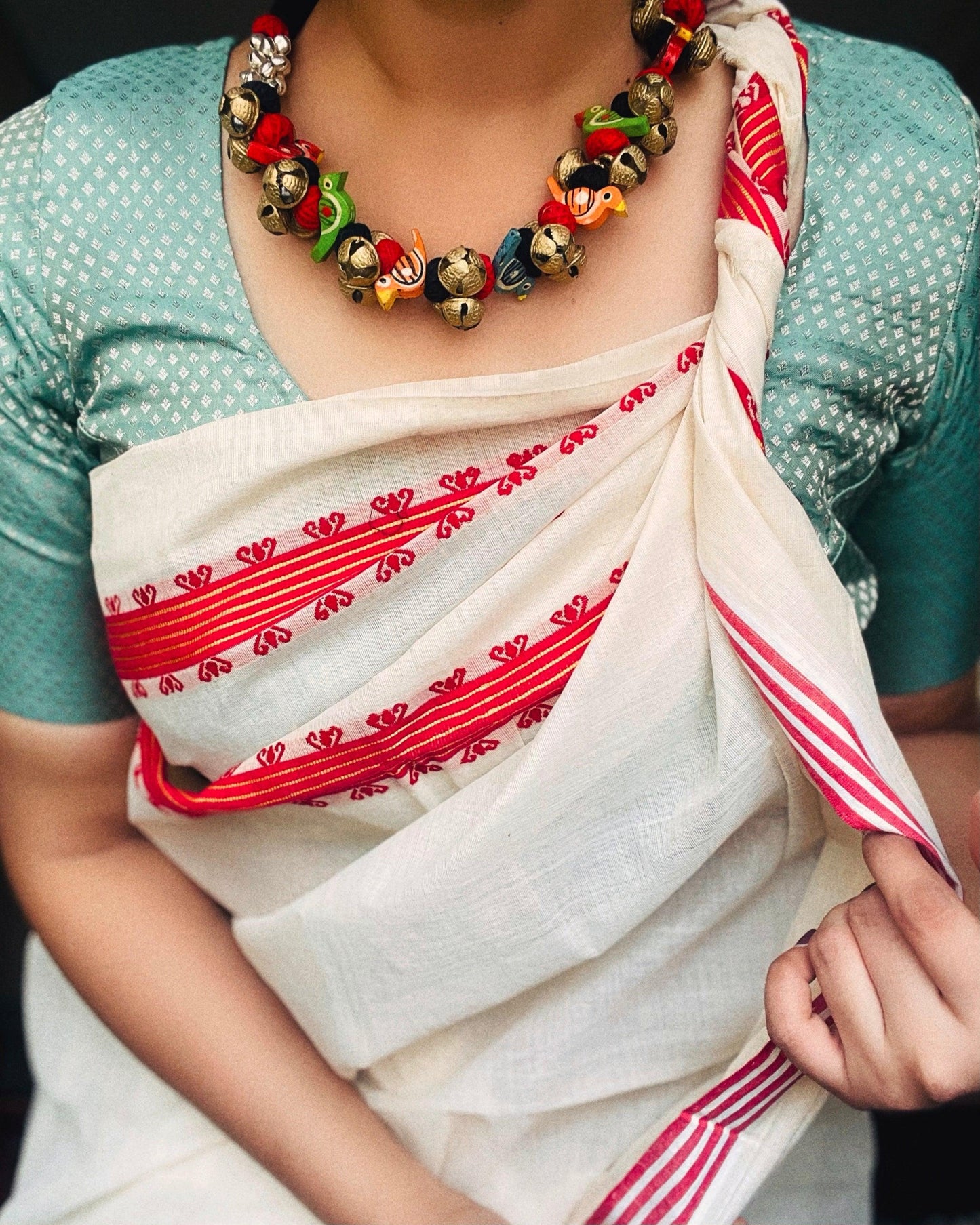THEYYAM SERIES- CHILANKA MAALA| HANDCRAFTED STATEMENT SET