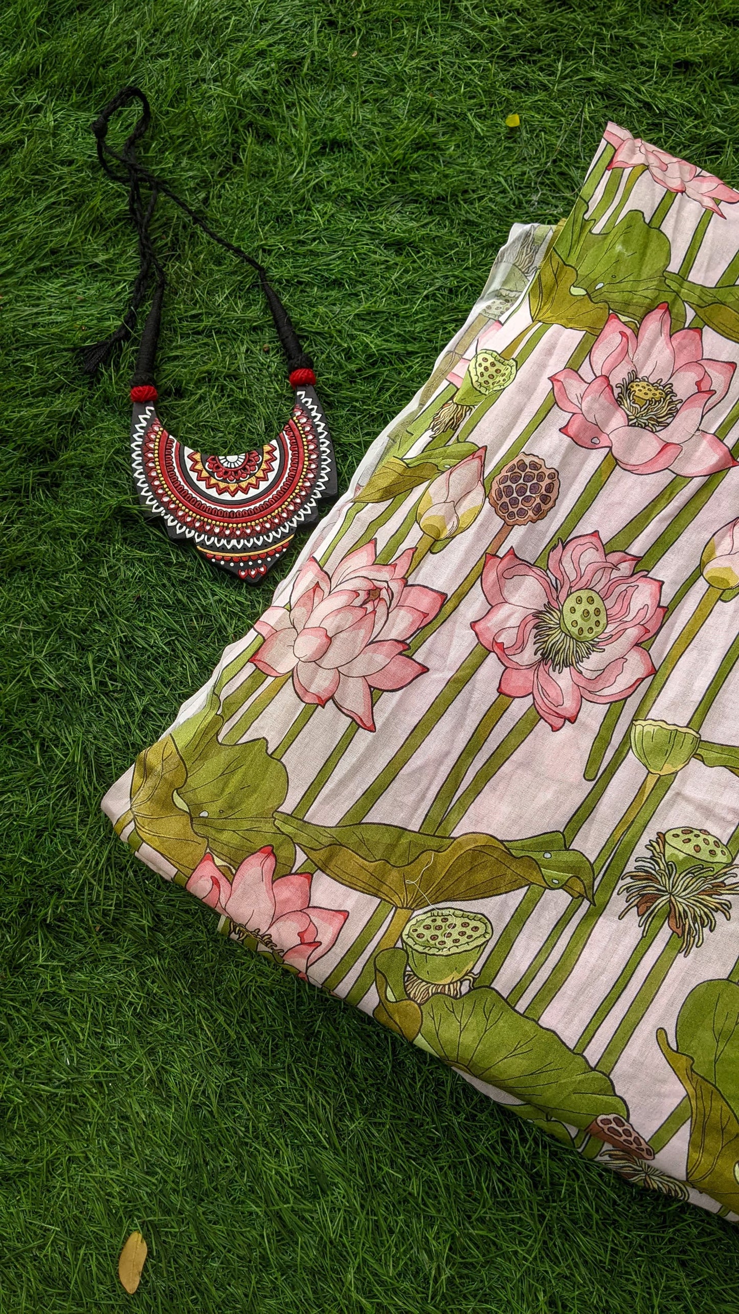 KAMALAM PRINTED UNSTITCHED FABRIC