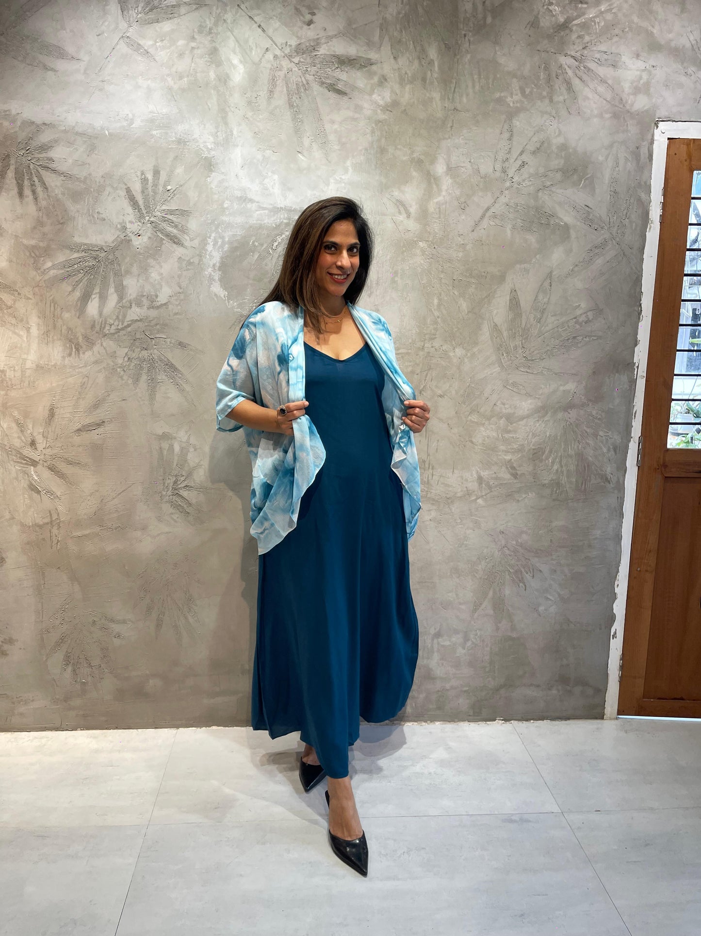 VISCOSE EVA DRESS-PLAIN