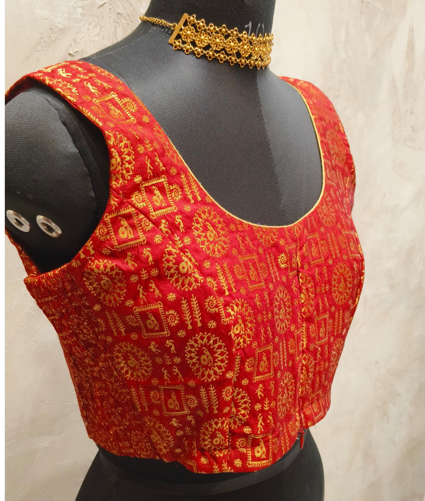 Chitrangi stretch fit elastic Blouse