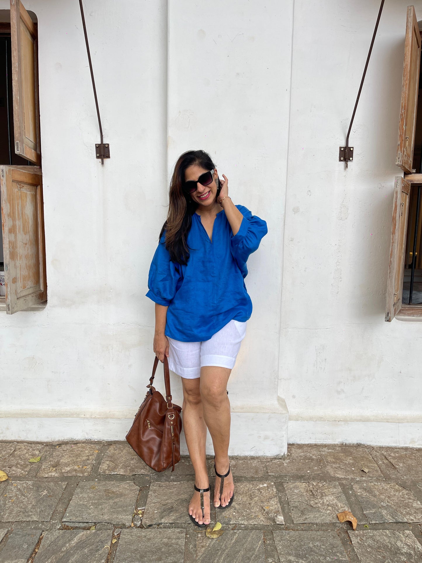 ELECTRIC BLUE TOP