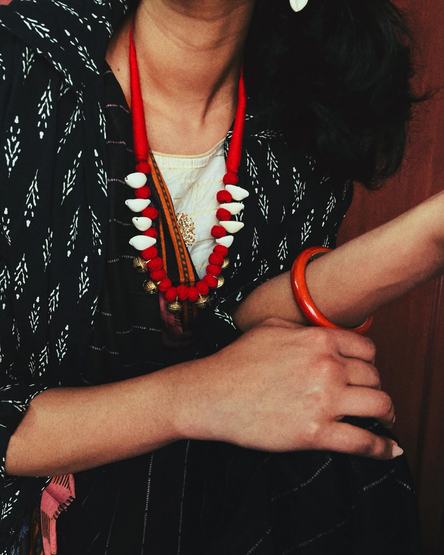 THEYYAM SERIES- URAVAANI| HANDCRAFTED STATEMENT SET