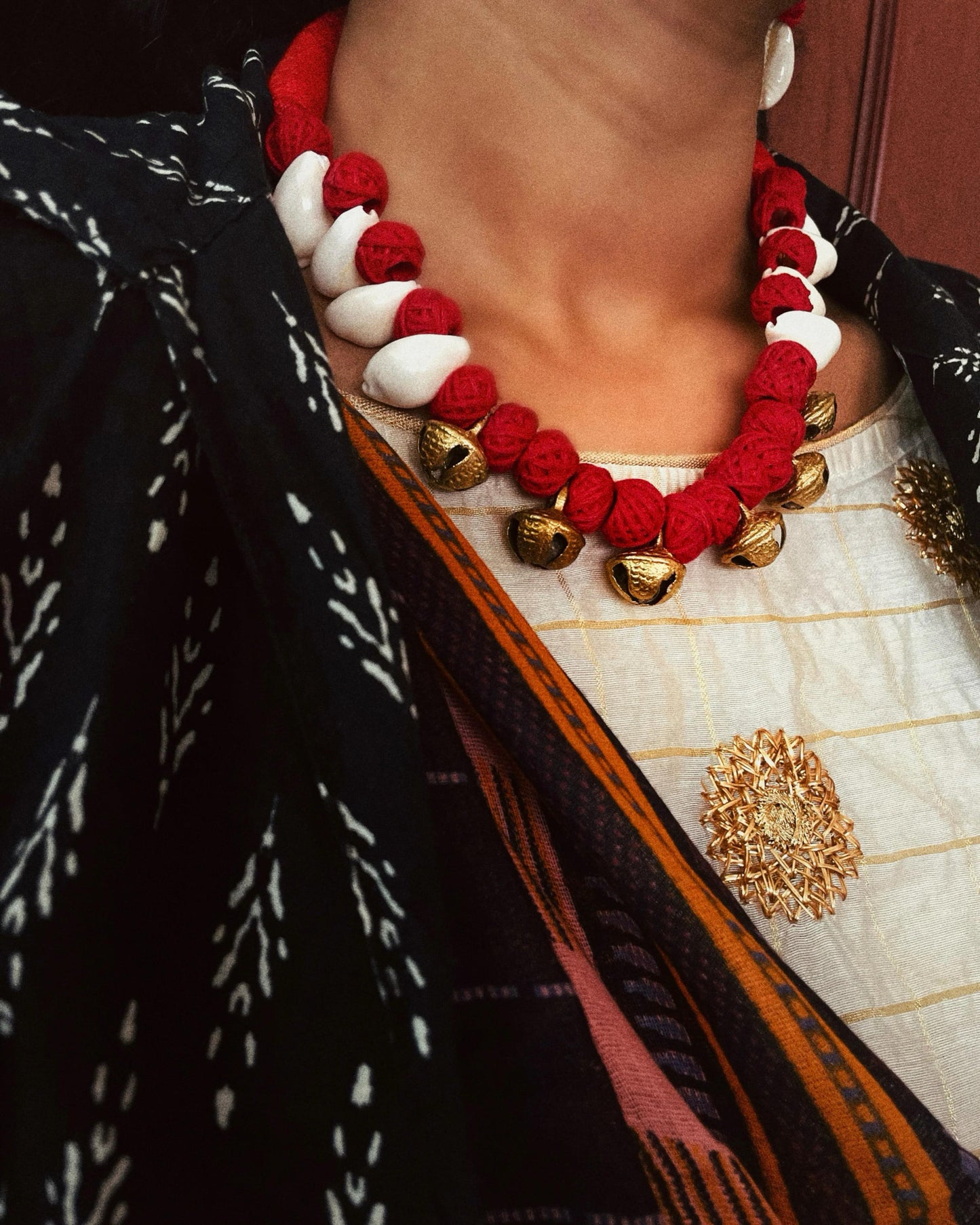 THEYYAM SERIES- URAVAANI| HANDCRAFTED STATEMENT SET