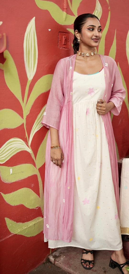 KUTTY POOVU DRESS & OVERLAY