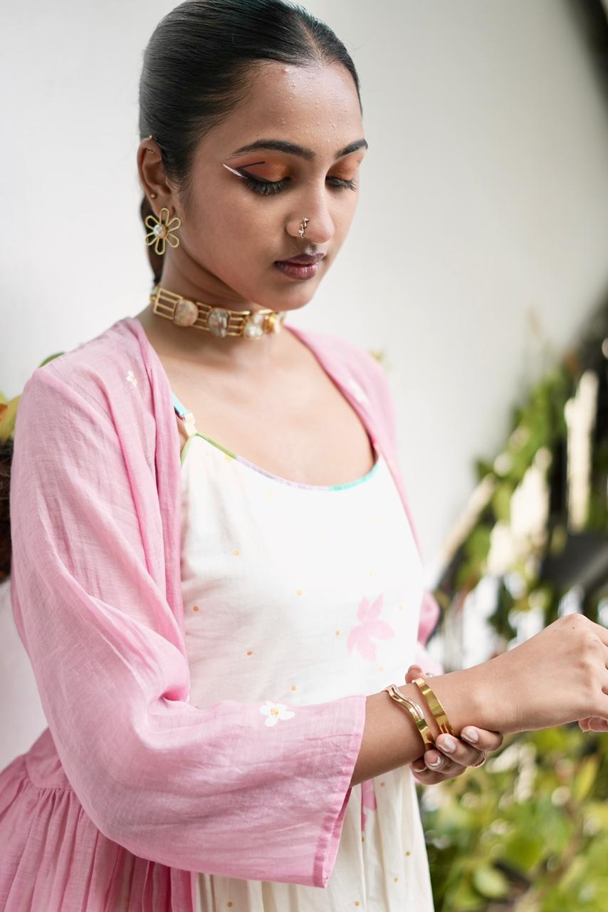 KUTTY POOVU DRESS & OVERLAY