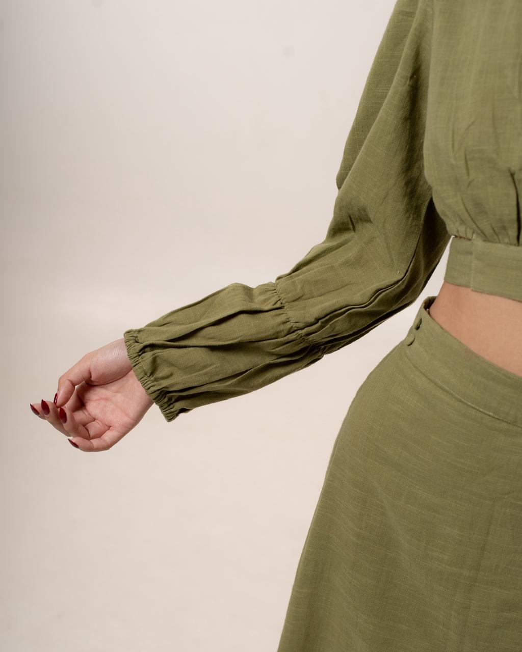 Olive Muse Co-Ord Set