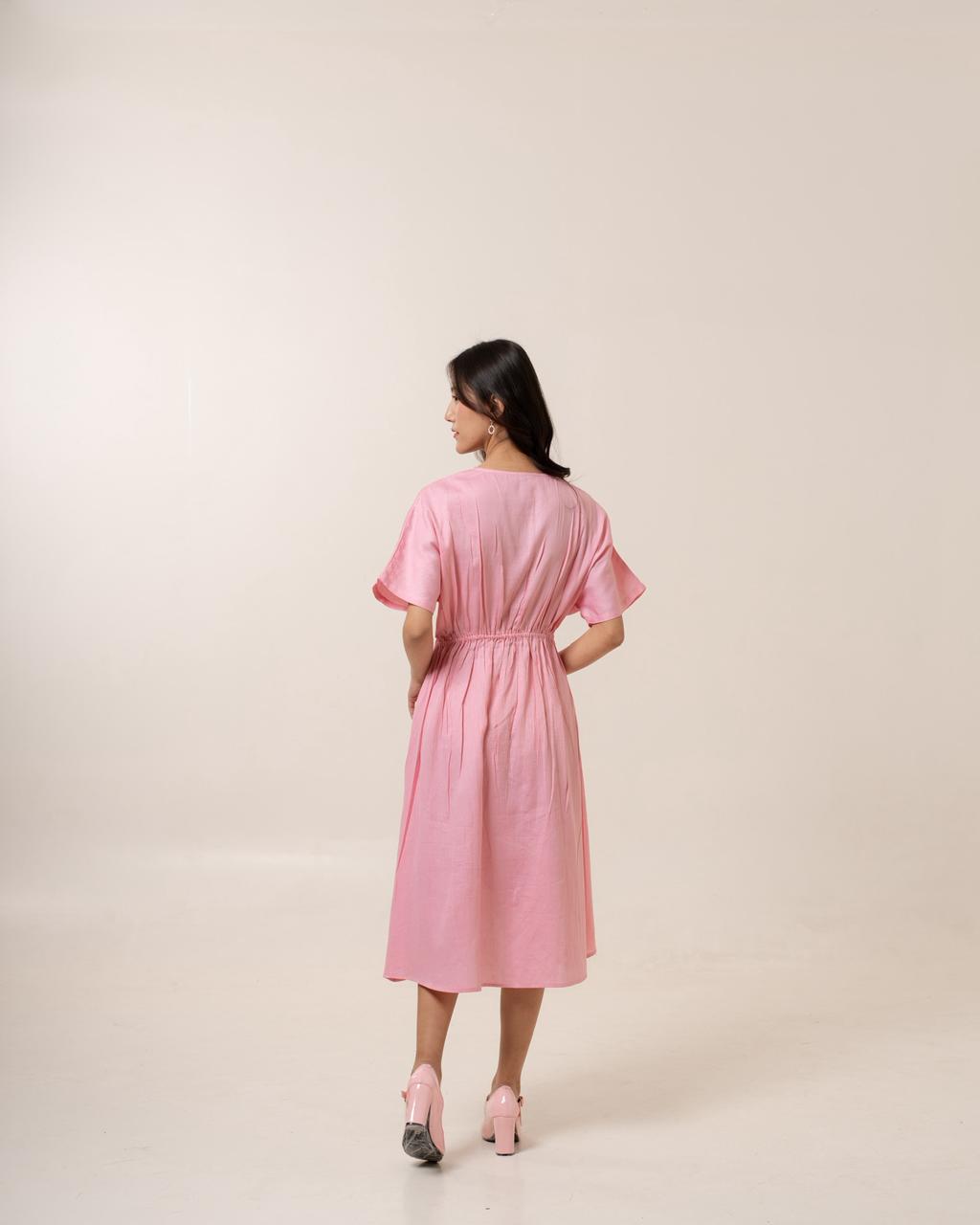 Blush Pink Flowy Dress