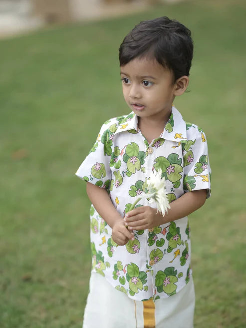 Tom Onam Kamalam Printed Shirt