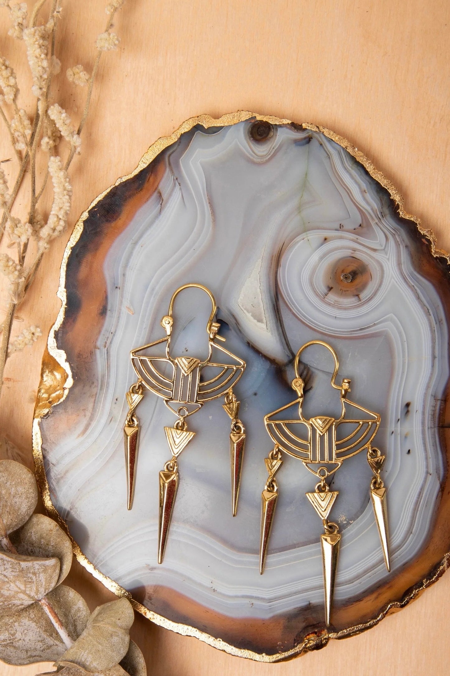 Aztec Drop Earring