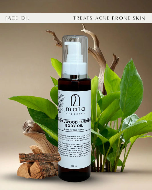 Sandalwood and Turmeric Oil