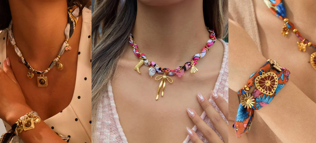 How to Wear Convertible Scarf Necklaces as Wrap Bracelets