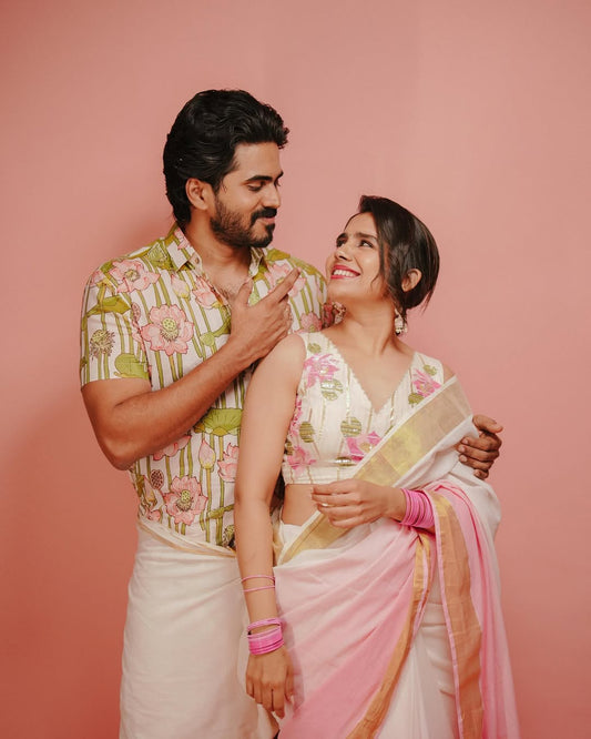 Kamalam Saree and Blouse Set