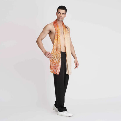 Butterly Thin Scarf | Rose Silk | Limited Edition