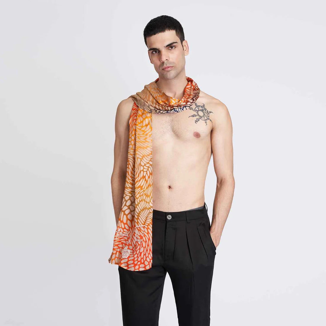 Butterly Thin Scarf | Rose Silk | Limited Edition