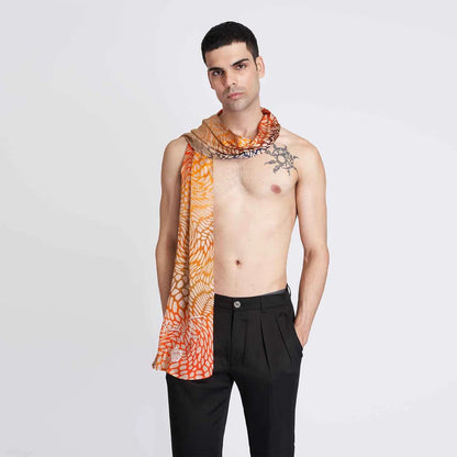 Butterly Thin Scarf | Rose Silk | Limited Edition