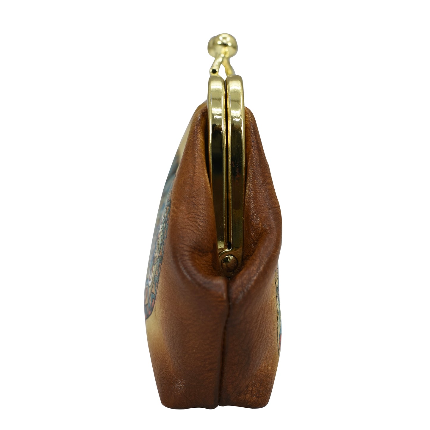 HAND-PAINTED LEATHER WALLET