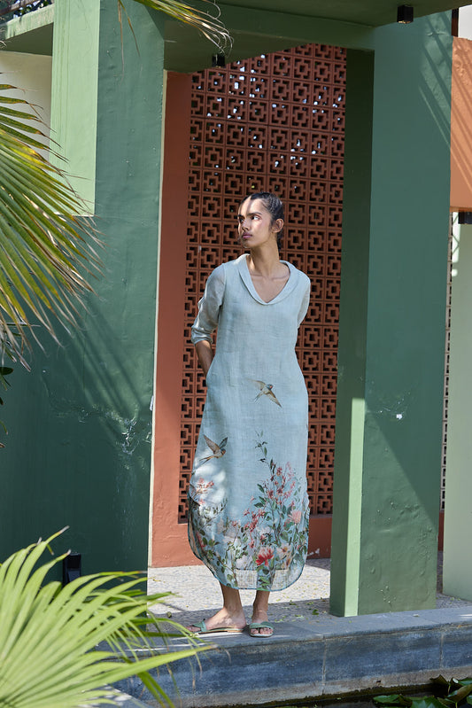 The Linen Clementine Dress - Rangeeli