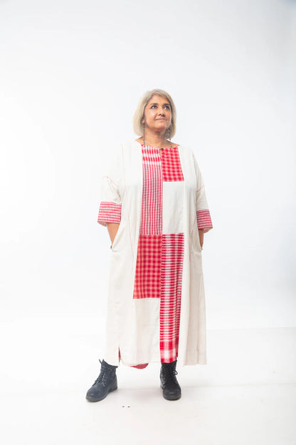 Khadi Flowy Jigsaw Dress