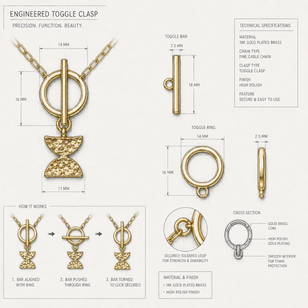 Dahlia Toggle Necklace