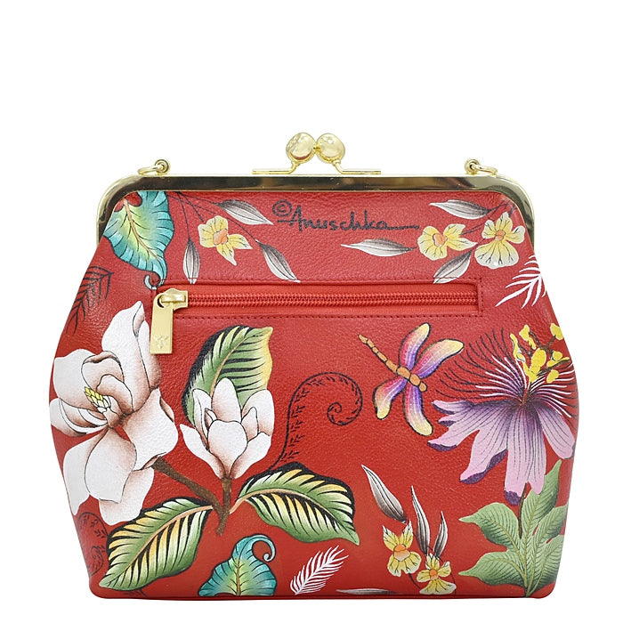 HAND-PAINTED LEATHER BAG