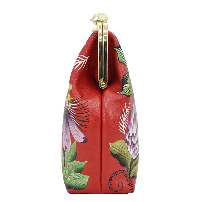 HAND-PAINTED LEATHER BAG