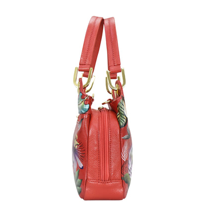 CRIMSOM GARDEN HAND-PAINTED LEATHER BAGS