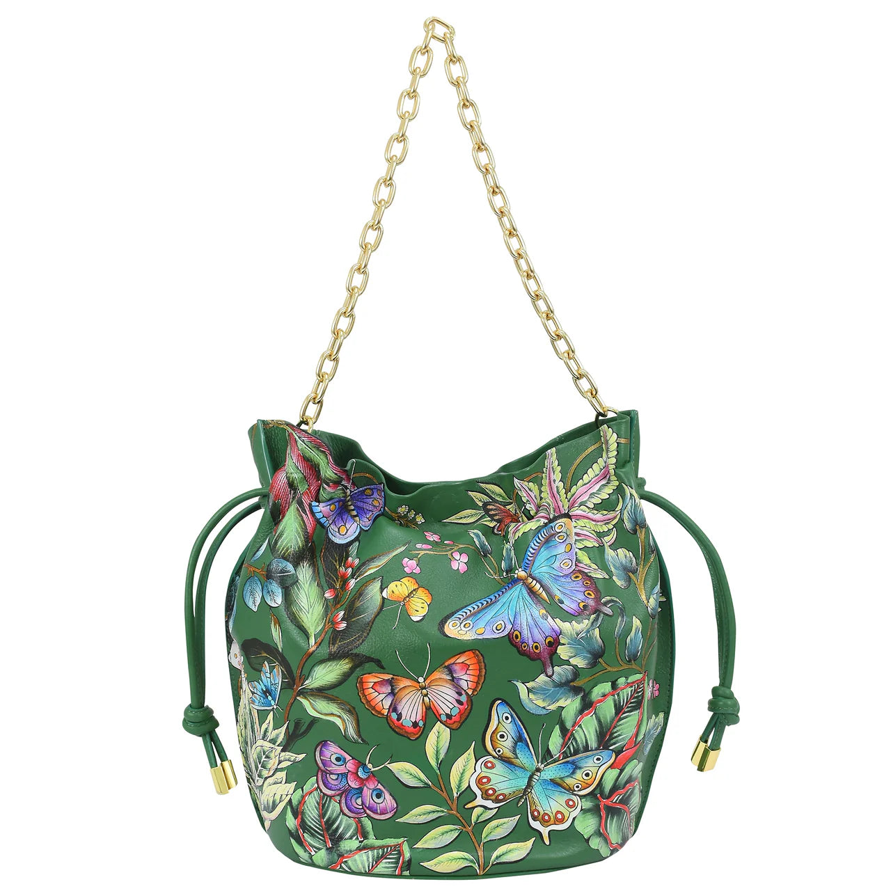 DRAWSTRING BUCKET BAG