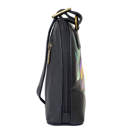 LEATHER CROSSBODY BAG