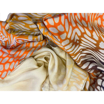 Butterly Thin Scarf | Rose Silk | Limited Edition