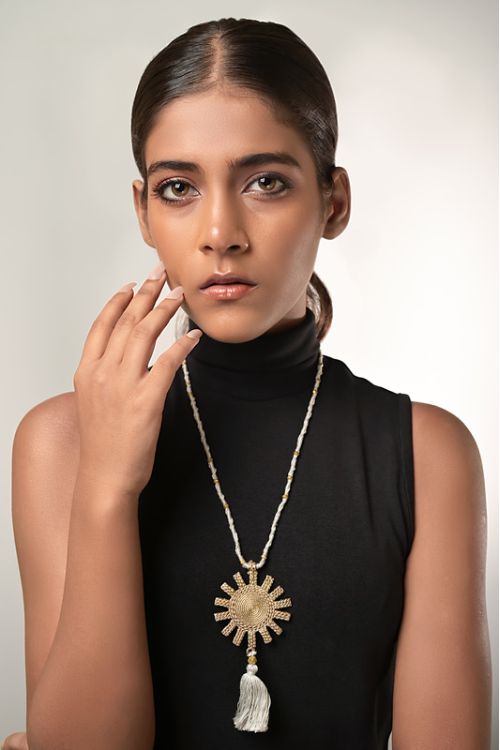 Suryakiran Brass Necklace | MIHARU