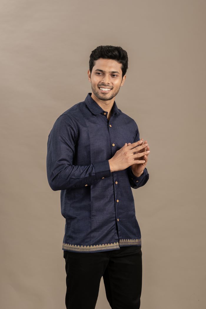 CASINO BLUE SHIRT