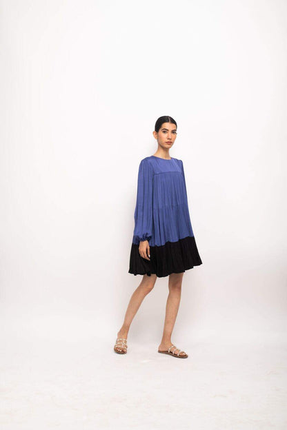 The Azure Breeze Tiered Dress