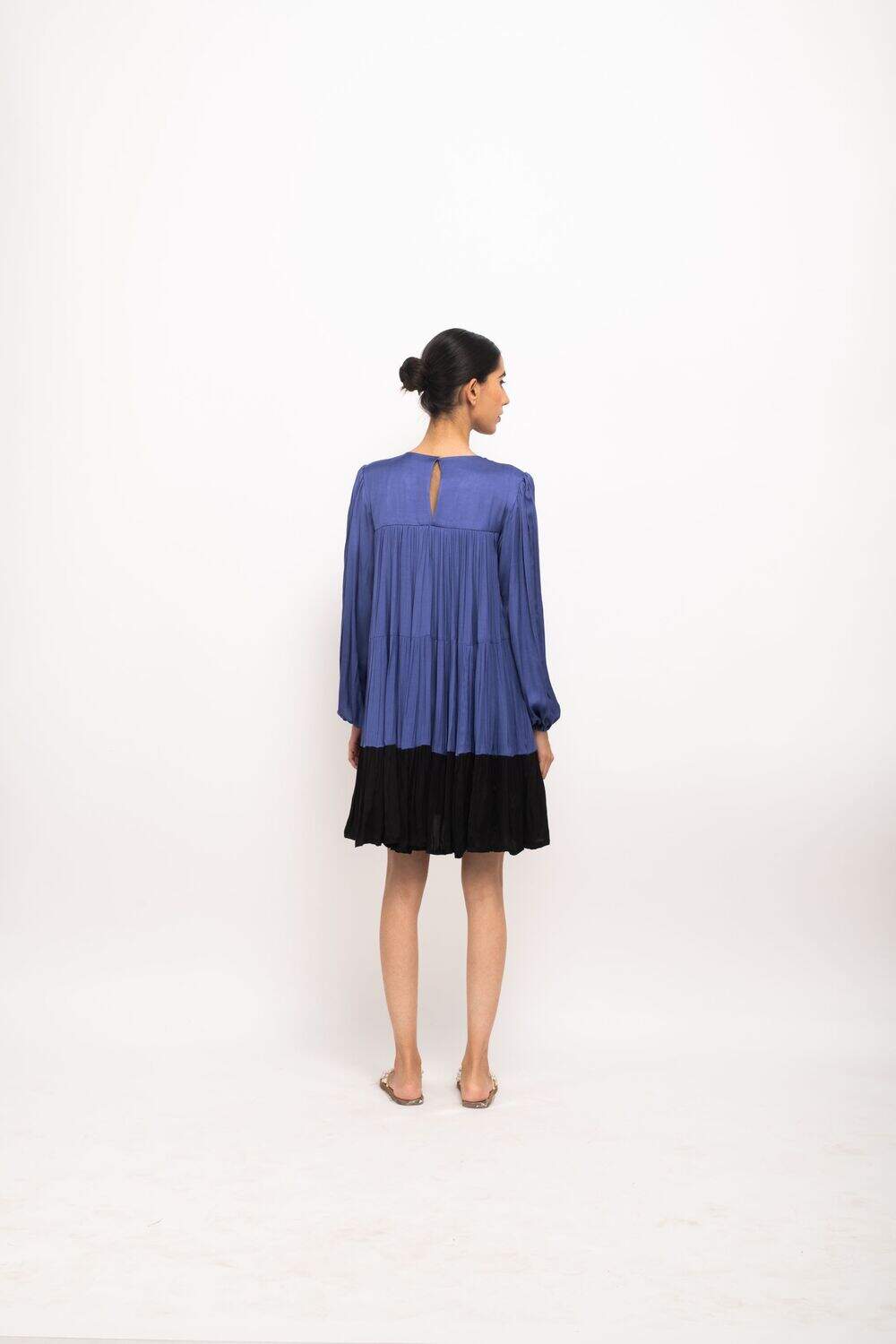 The Azure Breeze Tiered Dress