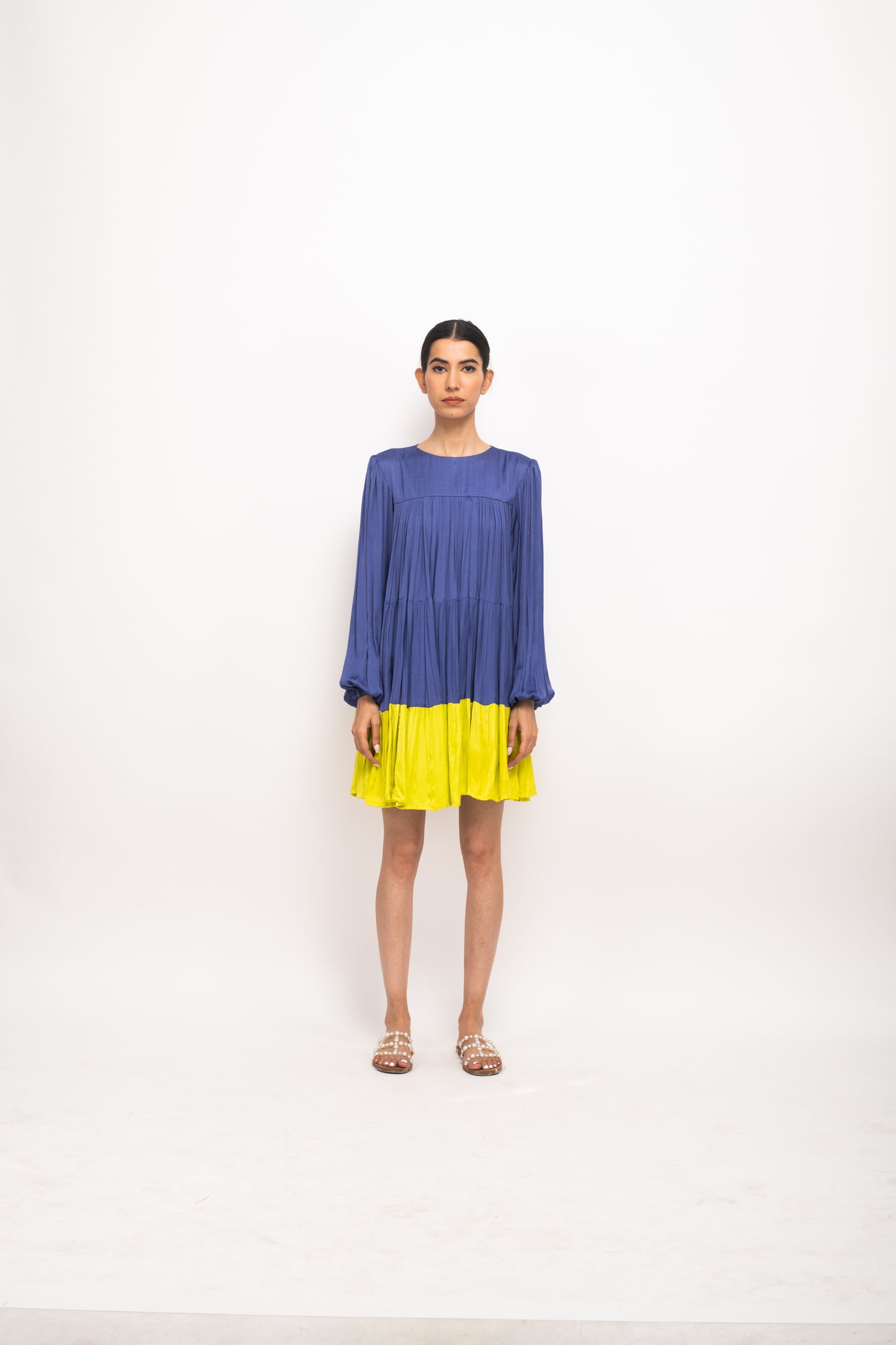The Azure Breeze Tiered Dress