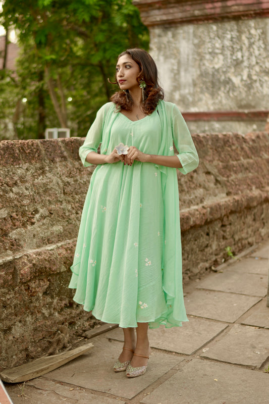 LIGHT BLUE KUTTY POO DRESS