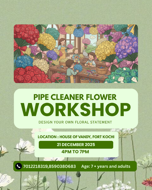 PIPE CLEANER FLOWER WORKSHOP